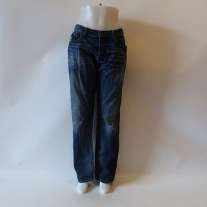 GILDED AGE BLUE BUTTON FLY DENIM JEANS 38 *